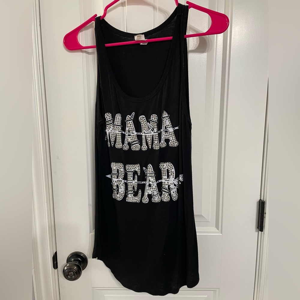 Mama bear maternity Tank top
